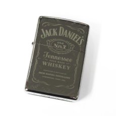 画像1: Zippo ジッポーライター：ジャックダニエル US 49320 4面マルチレザー彫刻 ブラックアイス (1)