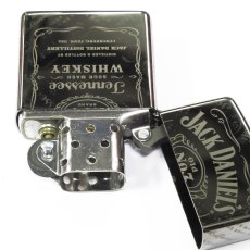 画像6: Zippo ジッポーライター：ジャックダニエル US 49320 4面マルチレザー彫刻 ブラックアイス (6)