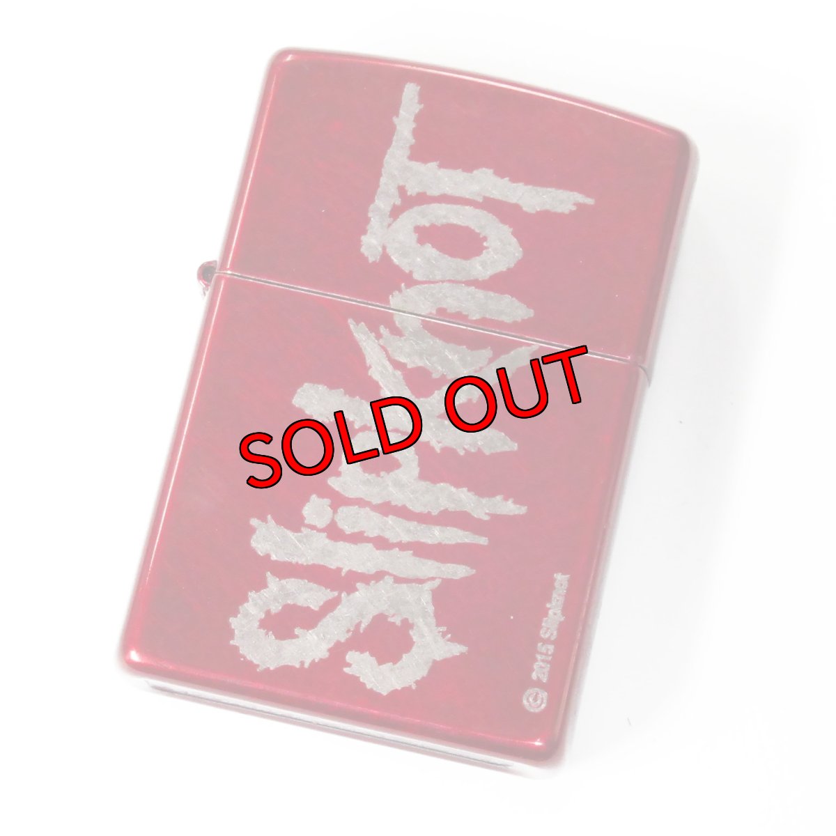 画像1: 【ユーズド】Zippo ジッポーライター：Slipknot スリップノット アップルレッド (1)