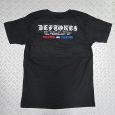 画像2: オフィシャル バンドTシャツ：デフトーンズ DEFTONES Static Skull ブラック (2)