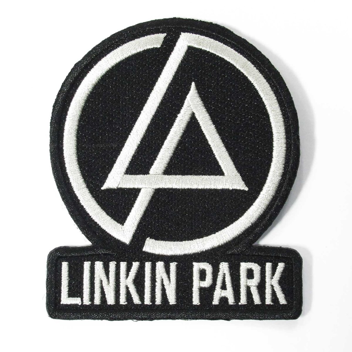 画像1: 【再入荷】オフィシャル バンド ワッペン：リンキンパーク LINKIN PARK Concentric Text Logo (Black)  (1)