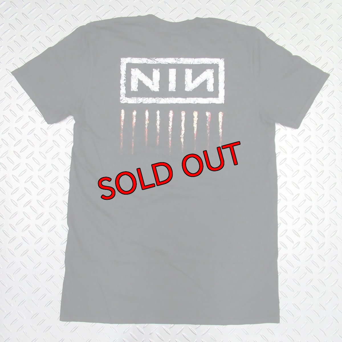 画像1: オフィシャル バンドTシャツ：ナインインチネイルズ NINE INCH NAILS Meteora Drip Collage ブラック (1)