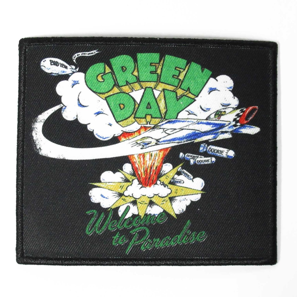 画像1: 【再入荷】オフィシャル バンド ワッペン：グリーンデイ GREEN DAY Welcome To Paradise (1)