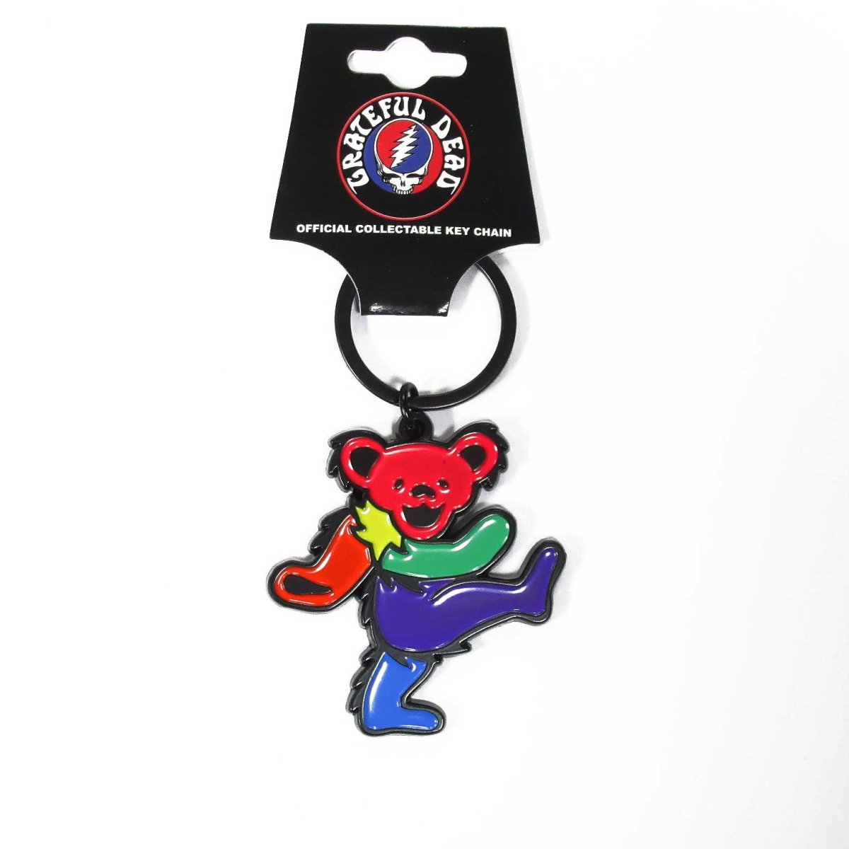 画像1: 【再入荷】オフィシャル バンドキーホルダー：グレイトフルデッド GRATEFUL DEAD Purple Body Dancing Bear (1)