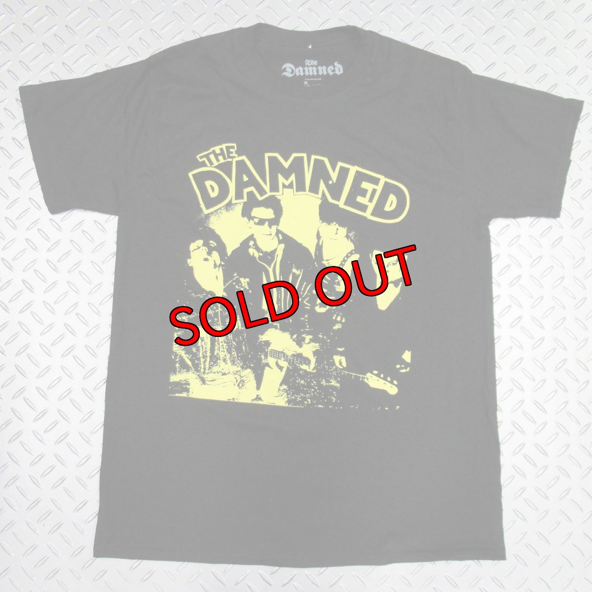 画像1: オフィシャル バンドTシャツ：ダムド THE DAMNED New Rose Vintage ブラック (1)