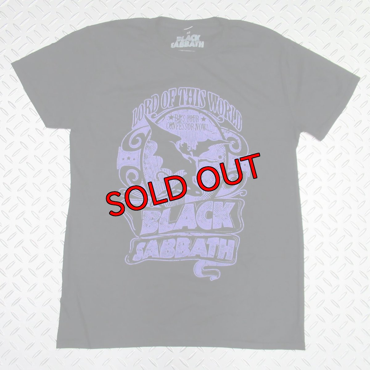画像1: オフィシャル バンドTシャツ：ブラックサバス BLACK SABBATH Lord of this world ブラック (1)