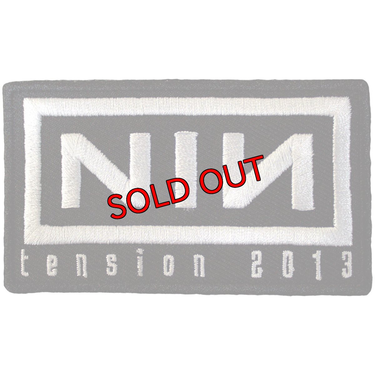画像1: 【再入荷】オフィシャル バンド ワッペン：ナインインチネイルズ NINE INCH NAILS Tension 2013  (1)