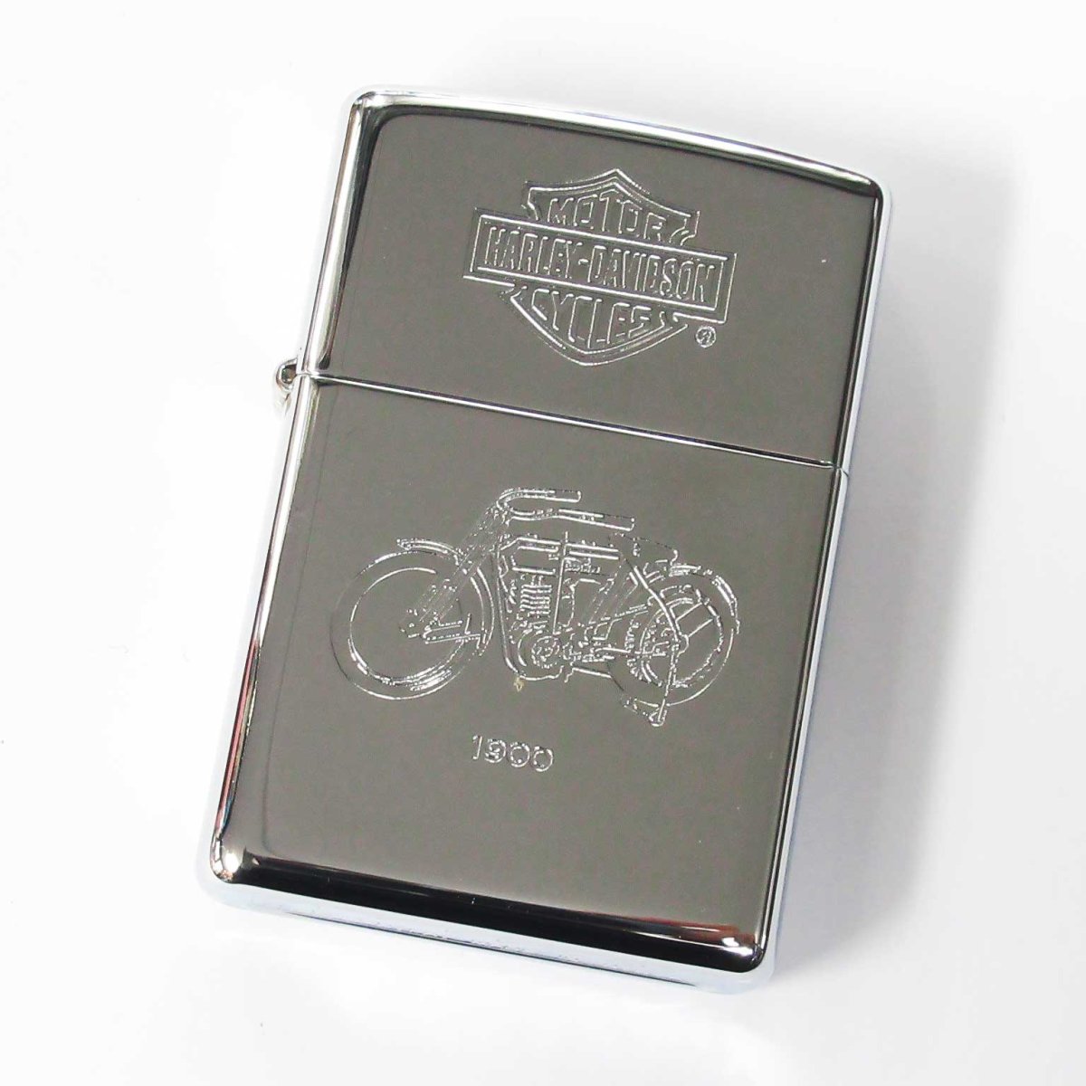 画像1: Zippo ジッポーライター：HARLEY-DAVIDSON 1900 1号車 1998年製 (1)
