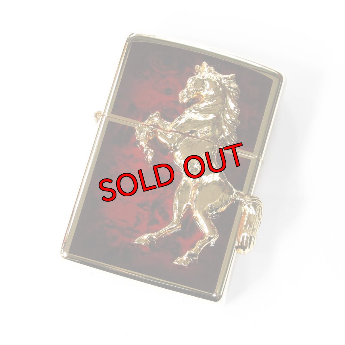 画像1: Zippo ジッポーライター： ゴールドプレート ウイニングウィニー ディープレッド (1)