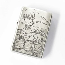 画像1: 【再入荷】Zippo ジッポーライター：犬夜叉 A柄 犬夜叉 殺生丸  シルバー 銀 (1)