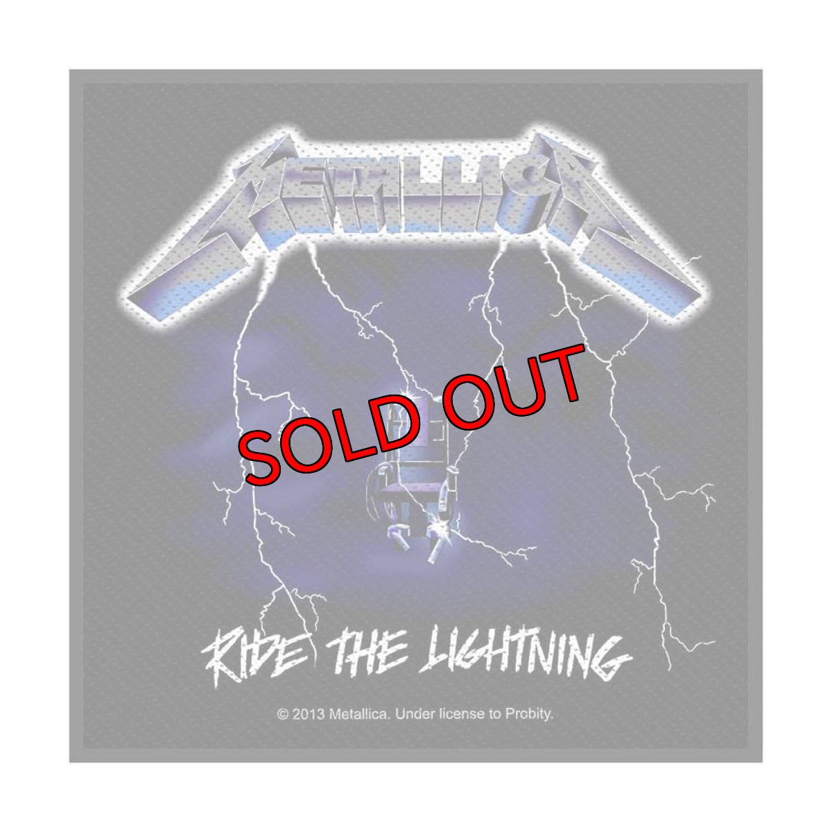 画像1: オフィシャル バンド ワッペン：メタリカ METALLICA Ride the Lightning (1)