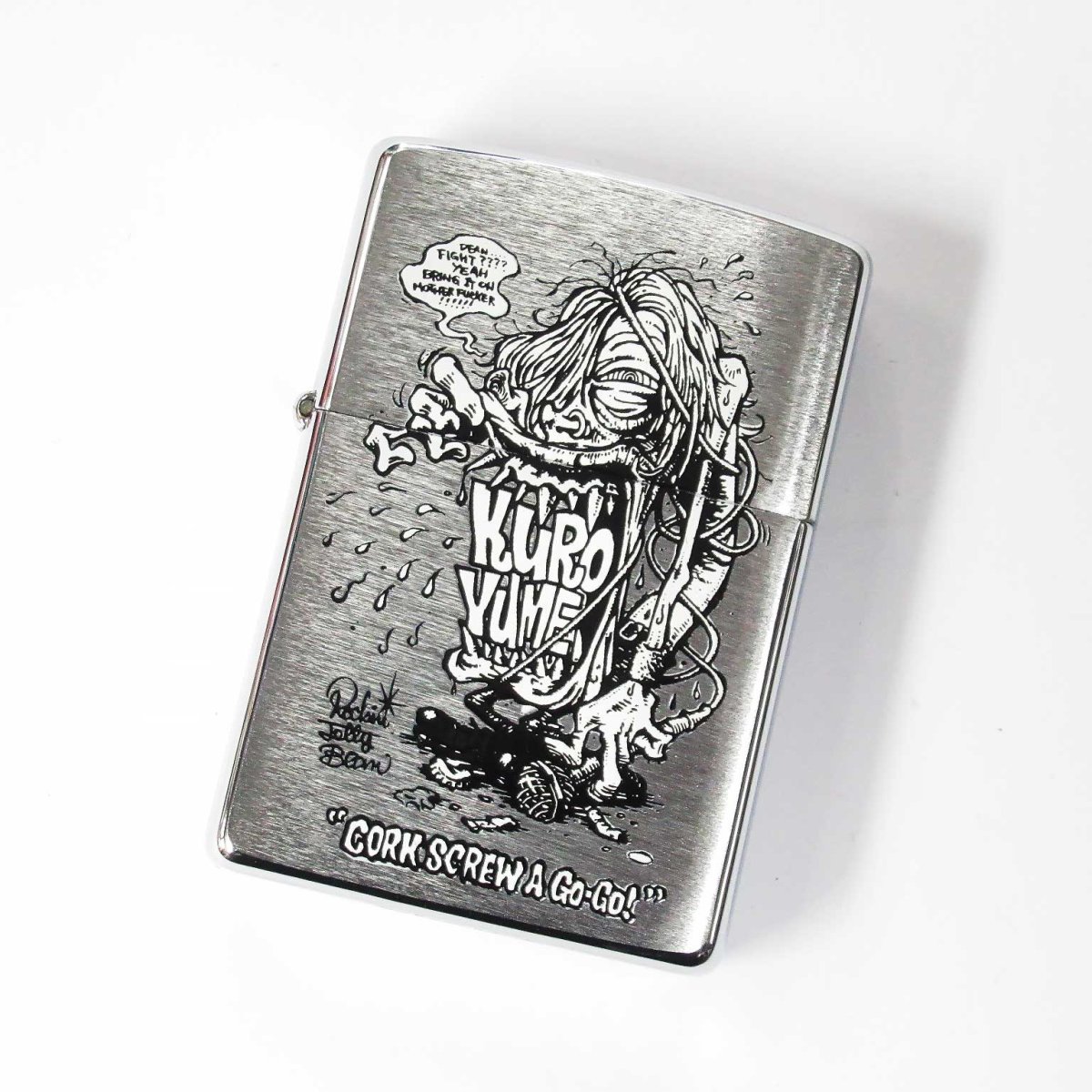 画像1: Zippo ジッポーライター：黒夢 CORKSCREW A GO GO! x Rockin' JellyBean  2000年製 (1)