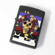 画像1: 【アウトレット】Zippo ジッポーライター：グレイトフルデッド バーサ スカル マットブラック  1997年製 (1)