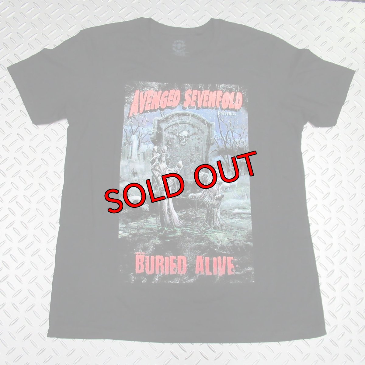画像1: オフィシャル バンドTシャツ：アヴェンジドセヴンフォールド AVENGED SEVENFOLD Buried Alive Tour 2012 ブラック (1)