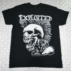 画像1: オフィシャル バンドTシャツ：エクスプロイテッド THE EXPLOITED Mohican Skull ブラック (1)