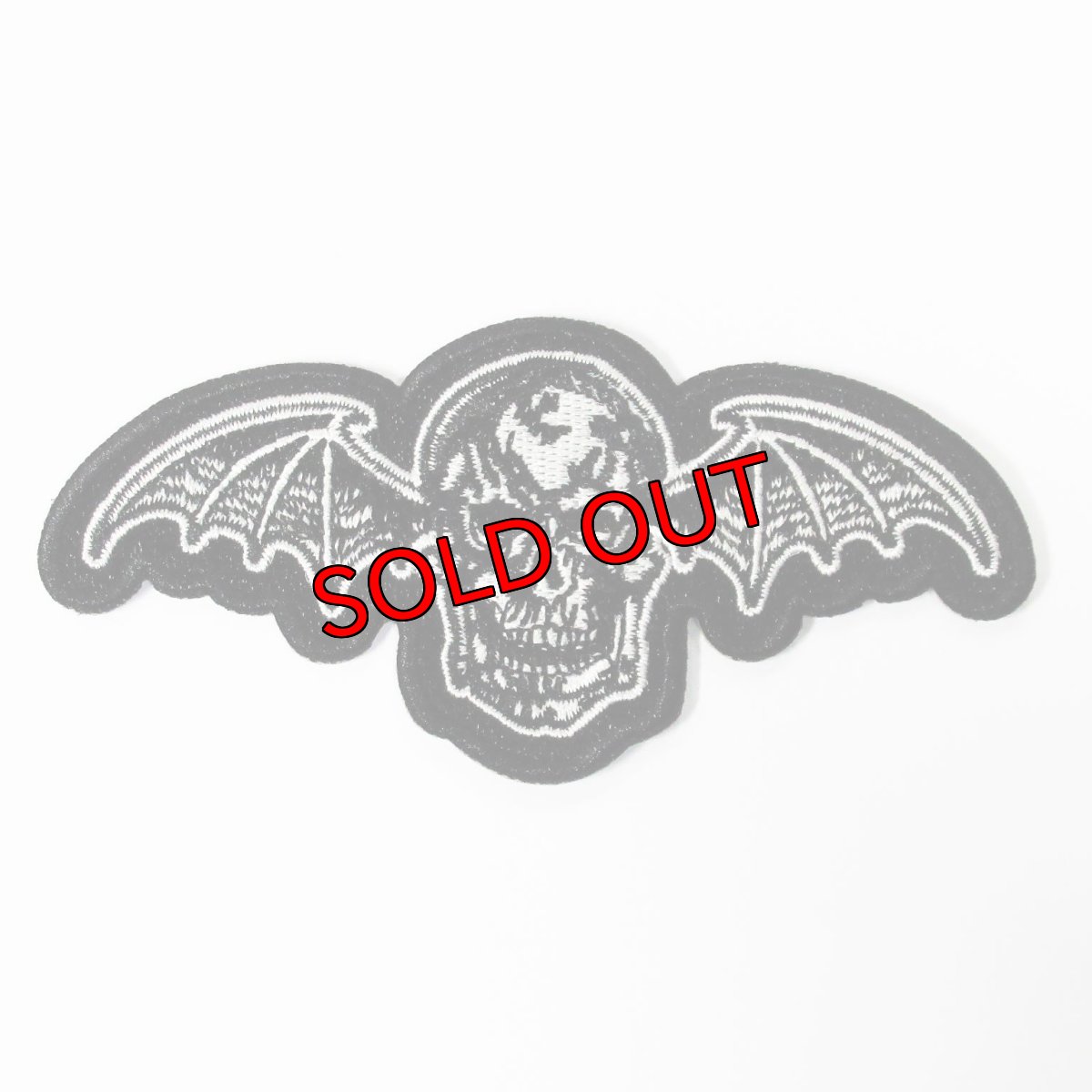 画像1: オフィシャル バンド ワッペン：アヴェンジドセヴンフォールド AVENGED SEVENFOLD Deathbat Cut-Out (1)