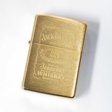 画像2: Zippo ジッポーライター：ジャックダニエル ブラス サテーナ 1997年製 (2)