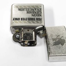 画像4: 【再入荷】Zippo ジッポーライター：新世紀エヴァンゲリオン FOR YOUR EYES ONLY Neon Genesis EVANGELION ネルフマーク NERV シルバーバレル 銀 (4)