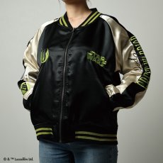 画像3: 【送料無料】STAR WARS スターウォーズ ヨーダ グレートグリーン スカジャン(Lサイズ) (3)