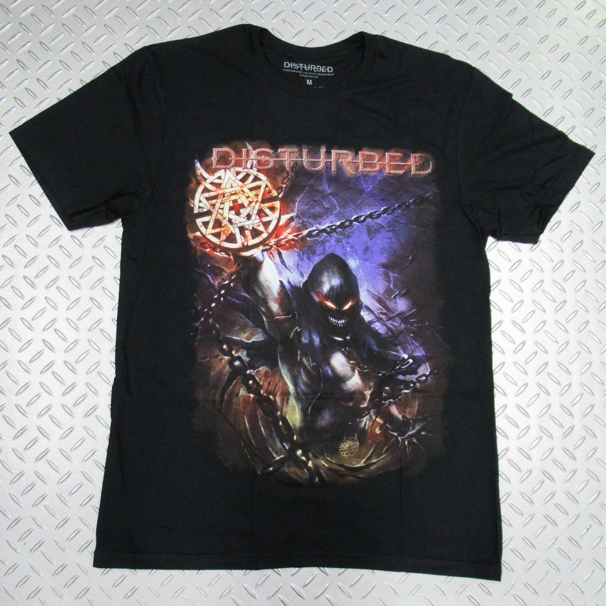 画像1: オフィシャル バンドTシャツ：ディスターブド DISTURBED Vortex Colours ブラック (1)