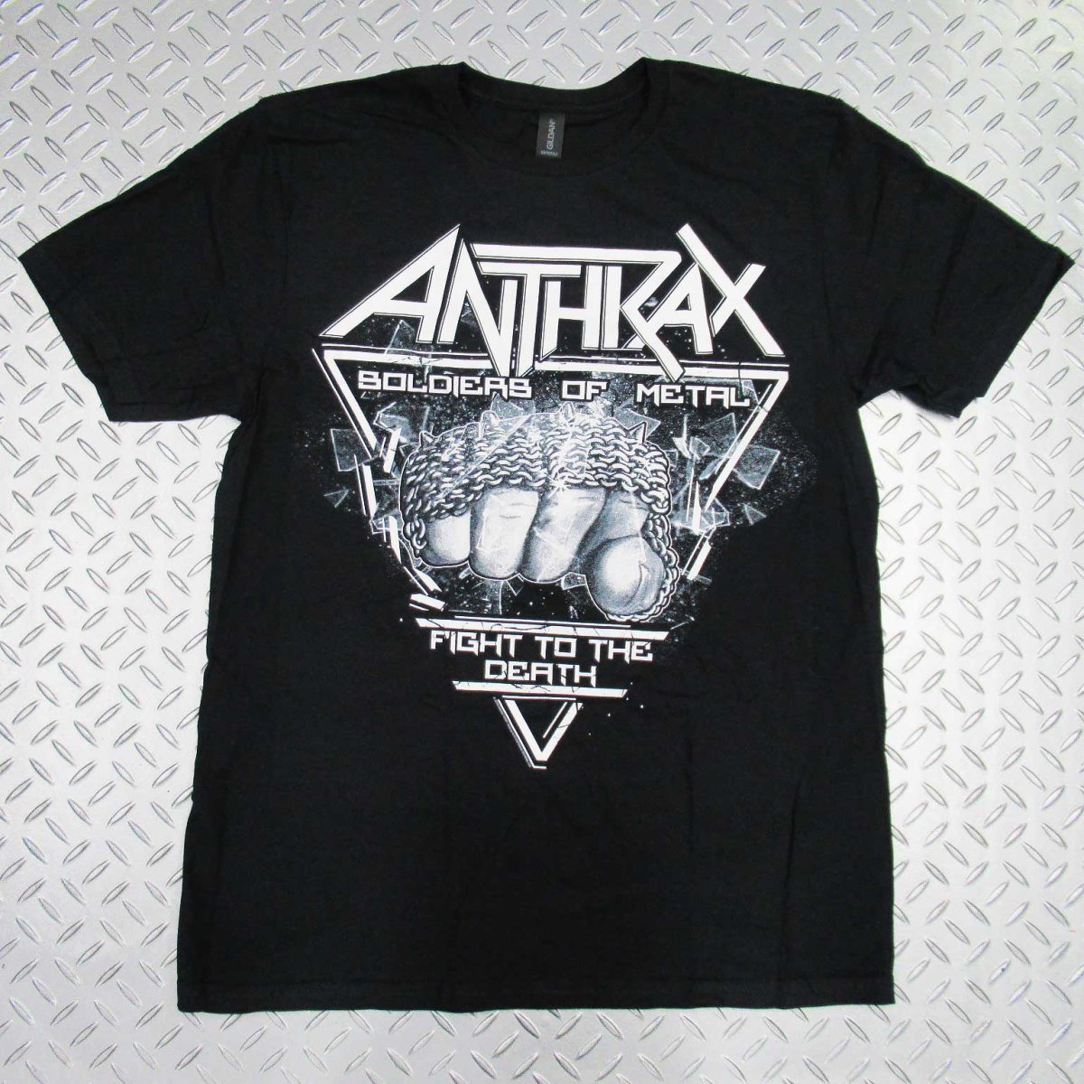 画像1: オフィシャル バンドTシャツ：アンスラックス ANTHRAX Soldier of Metal FTD ブラック (1)