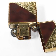 画像3: Zippo ジッポーライター：クラシック スタイル 2GNW-BW ゴールド ブラウン (3)