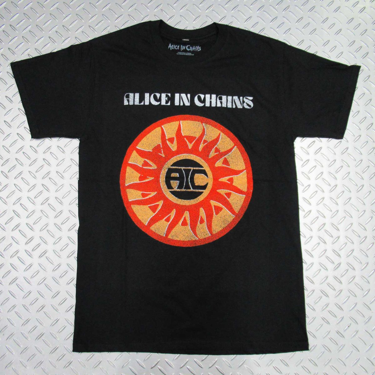 画像1: オフィシャル バンドTシャツ：アリスインチェインズ ALICE IN CHAINS Circle Sun Vintage ブラック (1)