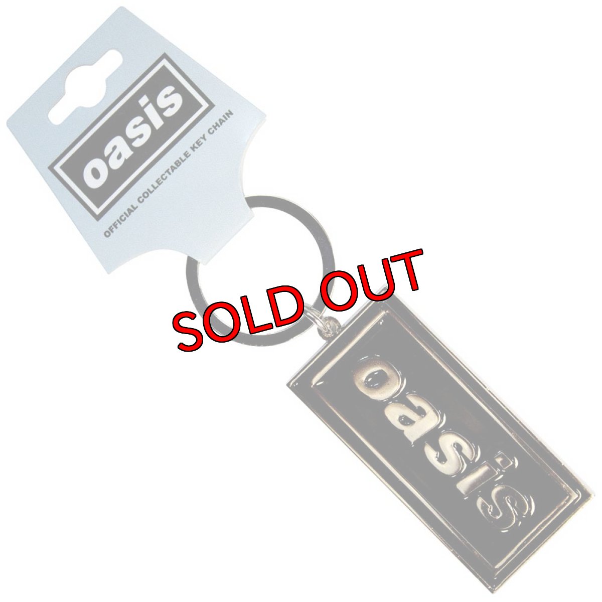 画像1: 【再入荷】オフィシャル バンドキーホルダー：オアシス OASIS Logo (1)