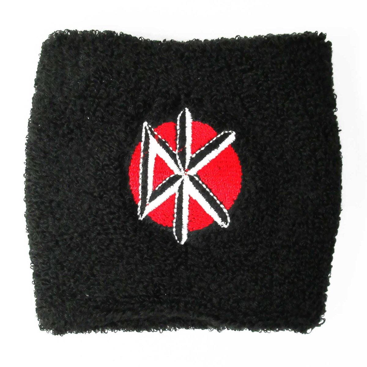 画像1: オフィシャル バンドリストバンド：デッドケネディーズ DEAD KENNEDYS Logo ブラック (1)