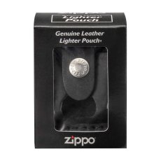 画像4: Zippo ジッポーライター：本革 レザー ケース サムノッチ ブラック LPTBK (4)
