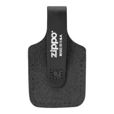 画像2: Zippo ジッポーライター：本革 レザー ケース サムノッチ ブラック LPTBK (2)