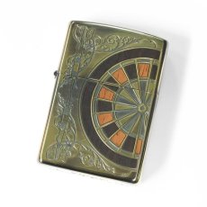 画像1: Zippo ジッポーライター：アンティーク ダーツ 1201S415 ブラス 真鍮 (1)