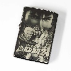 画像1: Zippo ジッポーライター：ぱちんこCR真 北斗無双2 B柄 4兄弟 ブラックニッケル (1)