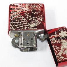 画像3: Zippo ジッポーライター：アーマーケース 鯉桜 イオンレッド 162KS-RD (3)