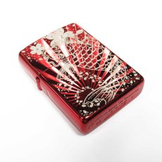 画像4: Zippo ジッポーライター：アーマーケース 鯉桜 イオンレッド 162KS-RD (4)