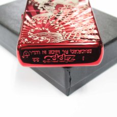 画像5: Zippo ジッポーライター：アーマーケース 鯉桜 イオンレッド 162KS-RD (5)