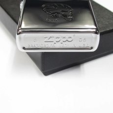 画像4: Zippo ジッポーライター：トライバル スカル クロームポリッシュ 2005年製 (4)