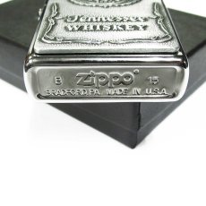画像3: Zippo ジッポーライター：ジャックダニエル メタルプレート クローム ポリッシュ 2013年製 (3)
