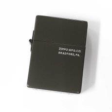 画像1: Zippo ジッポーライター：1935レプリカ BNドクロ ブラック 黒 (1)