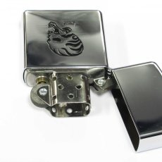 画像3: Zippo ジッポーライター：トライバル スカル クロームポリッシュ 2005年製 (3)