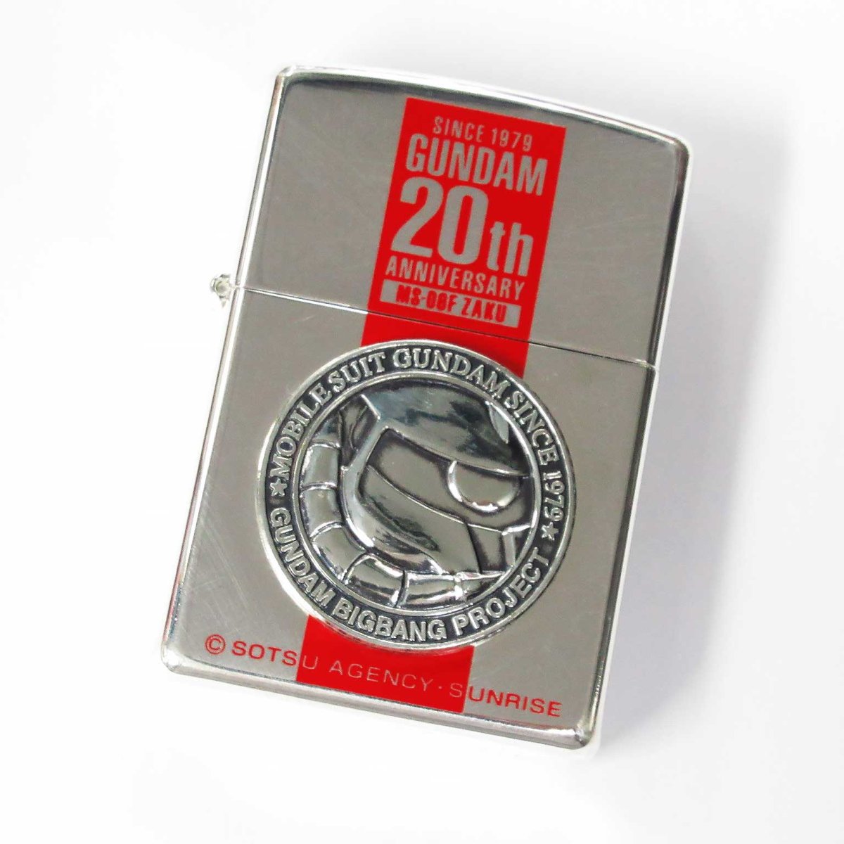 画像1: Zippo ジッポーライター：機動戦士ガンダム 20th限定 MS-06F ZAKU シルバー 銀 (1)