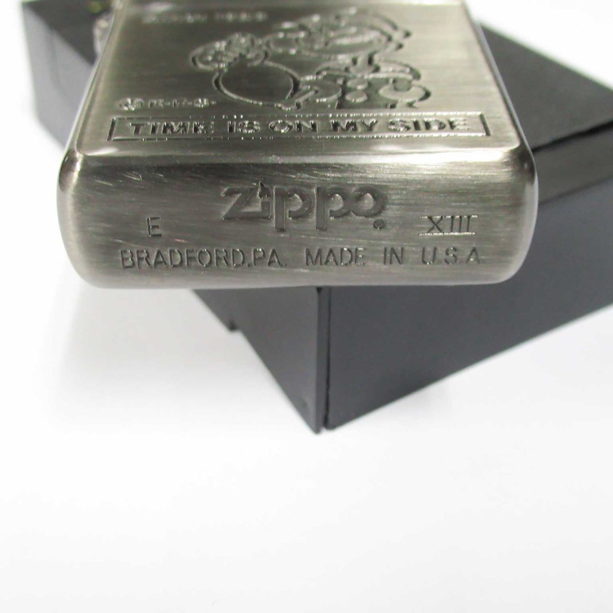 画像4: Zippo ジッポーライター：ポパイ ニッケル燻し 1997年製 (4)