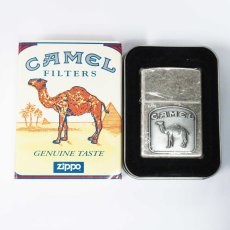 画像5: Zippo ジッポーライター：キャメル シルバーバレル メタル 1998年製 (5)