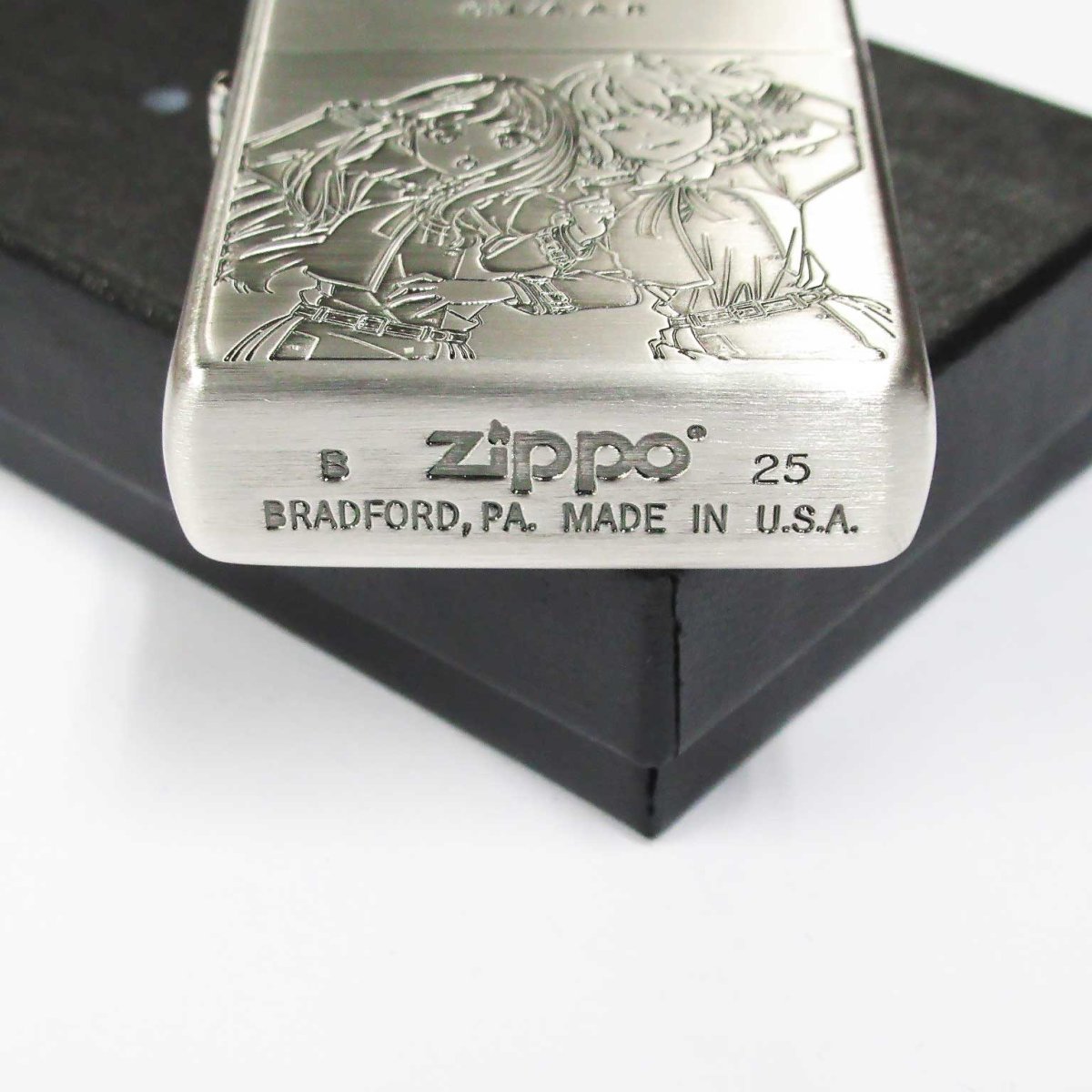 画像4: Zippo ジッポーライター：リコリス・リコイル ver.3 銀サテン古美 (4)