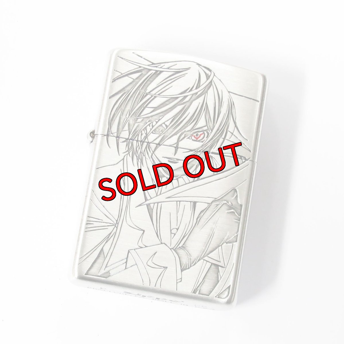 画像1: Zippo ジッポーライター：コードギアス 反逆のルルーシュ ver.2 ルルーシュ 銀サテン古美 (1)
