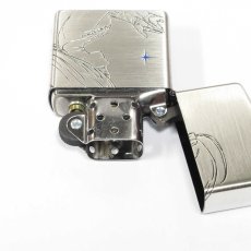 画像3: Zippo ジッポーライター：グランブルーファンタジー ルリア 銀サテン古美 (3)