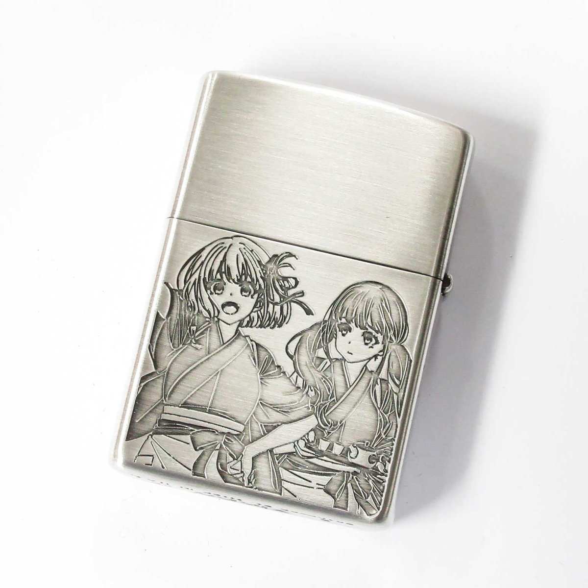 画像2: Zippo ジッポーライター：リコリス・リコイル ver.3 銀サテン古美 (2)