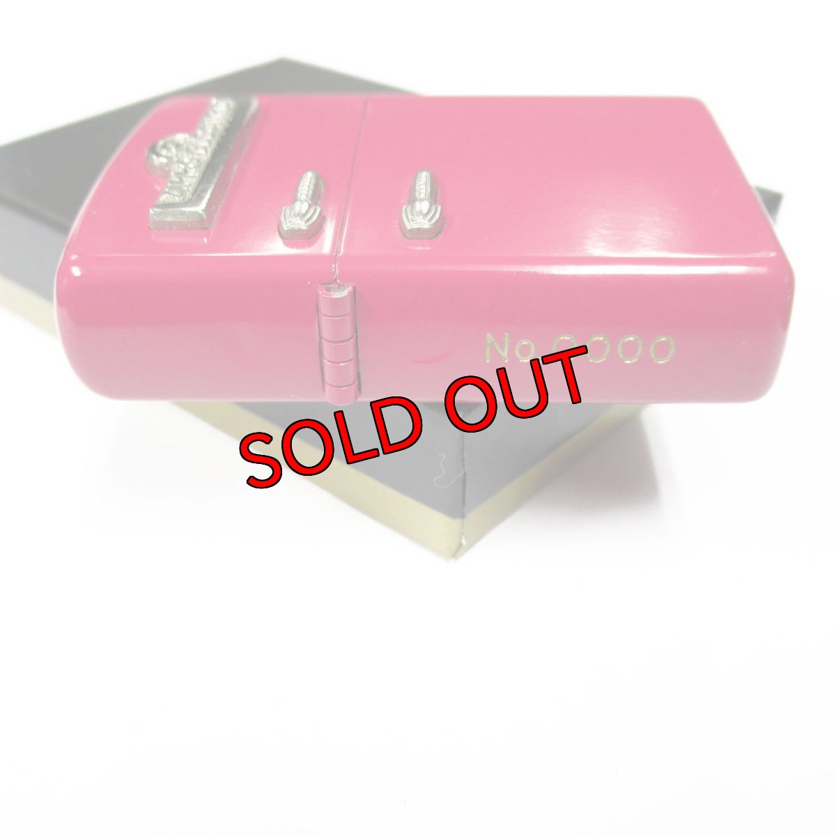 画像4: 【アウトレット】Zippo ジッポーライター：レトロ 冷蔵庫 ピンク #0000 2002年製 (4)