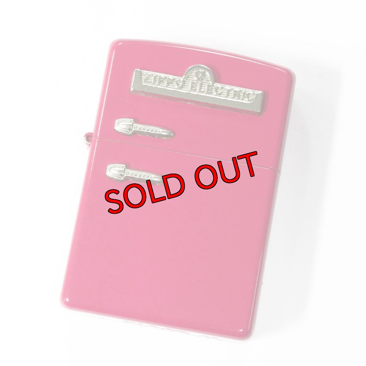 画像1: 【アウトレット】Zippo ジッポーライター：レトロ 冷蔵庫 ピンク #0000 2002年製 (1)