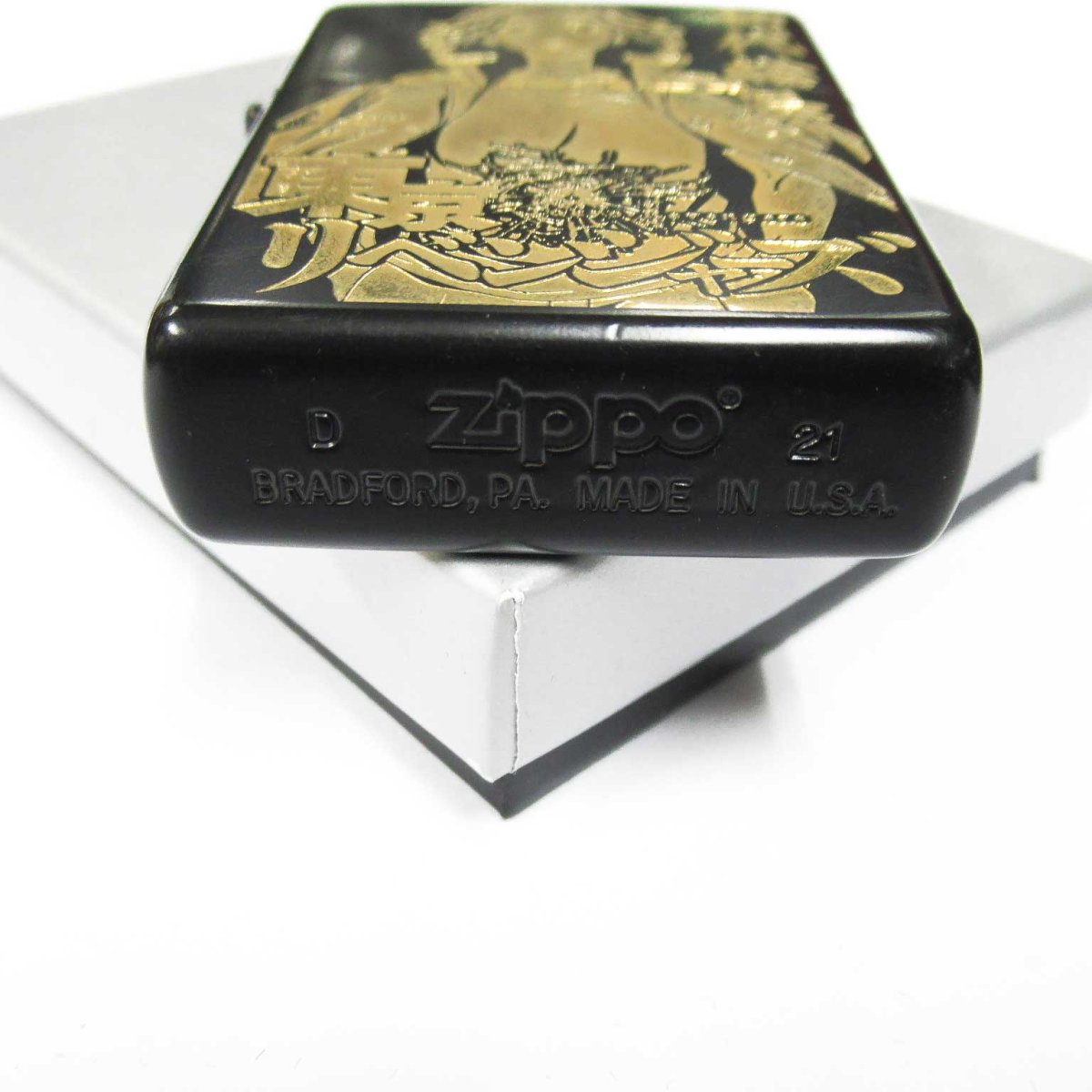 画像6: 【ユーズド】Zippo ジッポーライター：東京リベンジャーズ B柄 マットブラック (6)